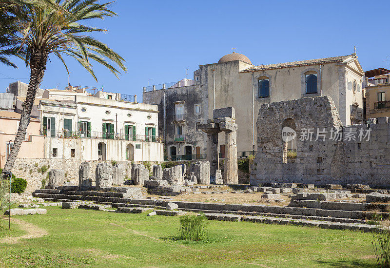 阿波罗神庙，Ortigia Siracusa，意大利西西里岛